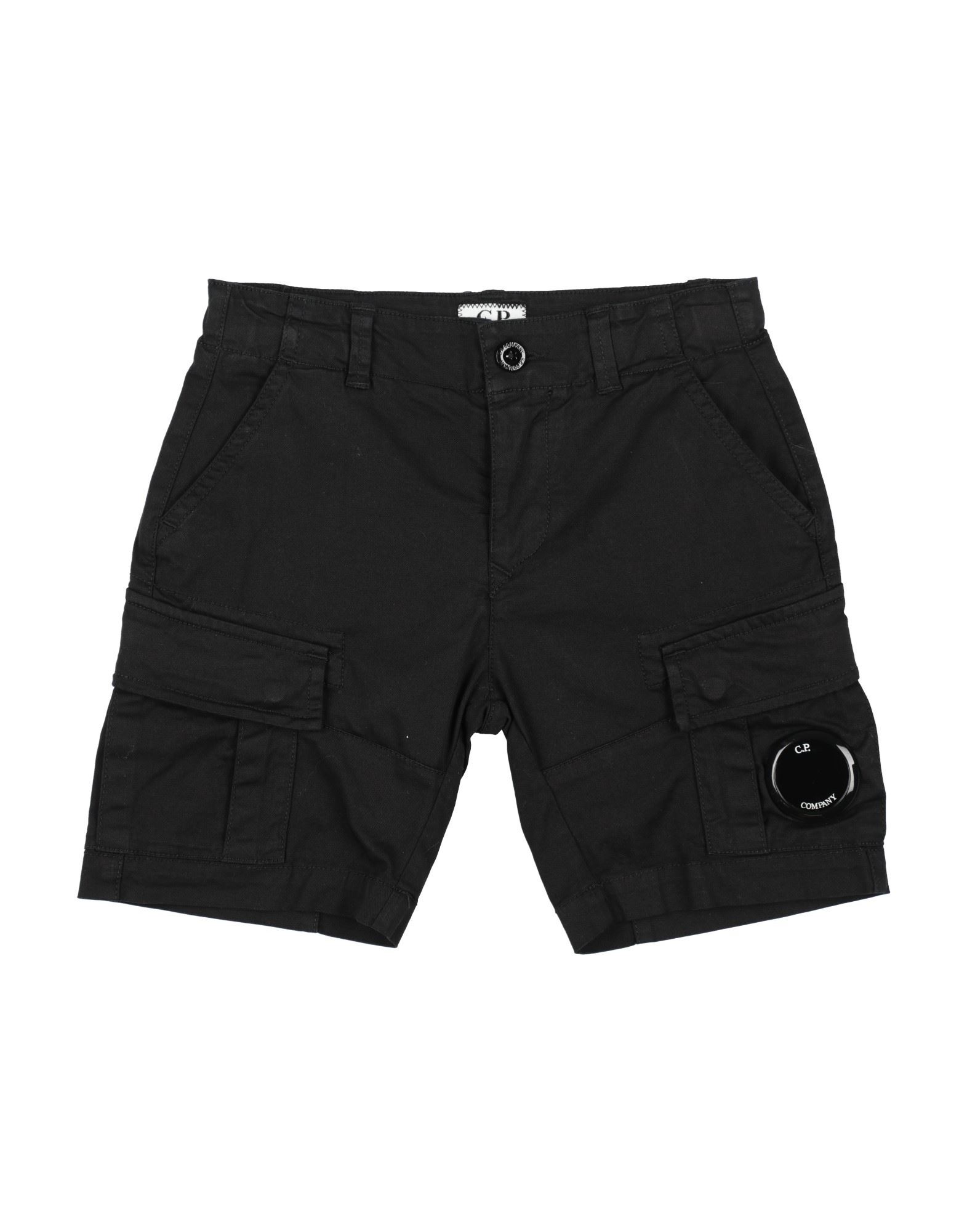 C.P. COMPANY UNDERSIXTEEN Shorts & Bermudashorts Kinder Schwarz C.P. COMPANY UNDERSIXTEEN Shorts & Bermudashorts Kinder Schwarz von C.P. COMPANY UNDERSIXTEEN