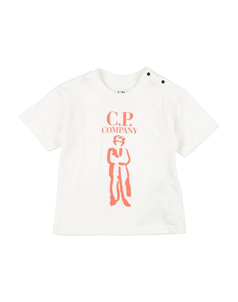C.P. COMPANY UNDERSIXTEEN T-shirts Kinder Off white von C.P. COMPANY UNDERSIXTEEN