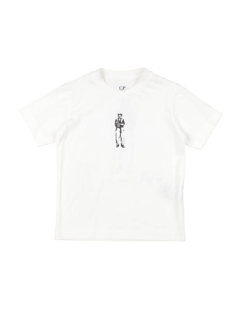 C.P. COMPANY UNDERSIXTEEN T-shirts Kinder Off white von C.P. COMPANY UNDERSIXTEEN