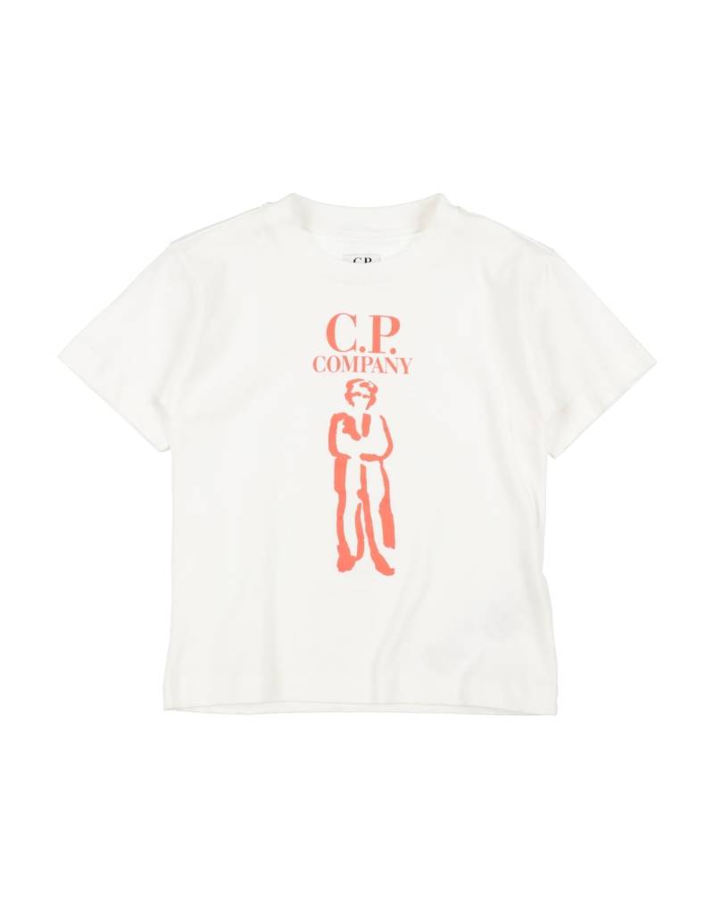 C.P. COMPANY UNDERSIXTEEN T-shirts Kinder Off white von C.P. COMPANY UNDERSIXTEEN