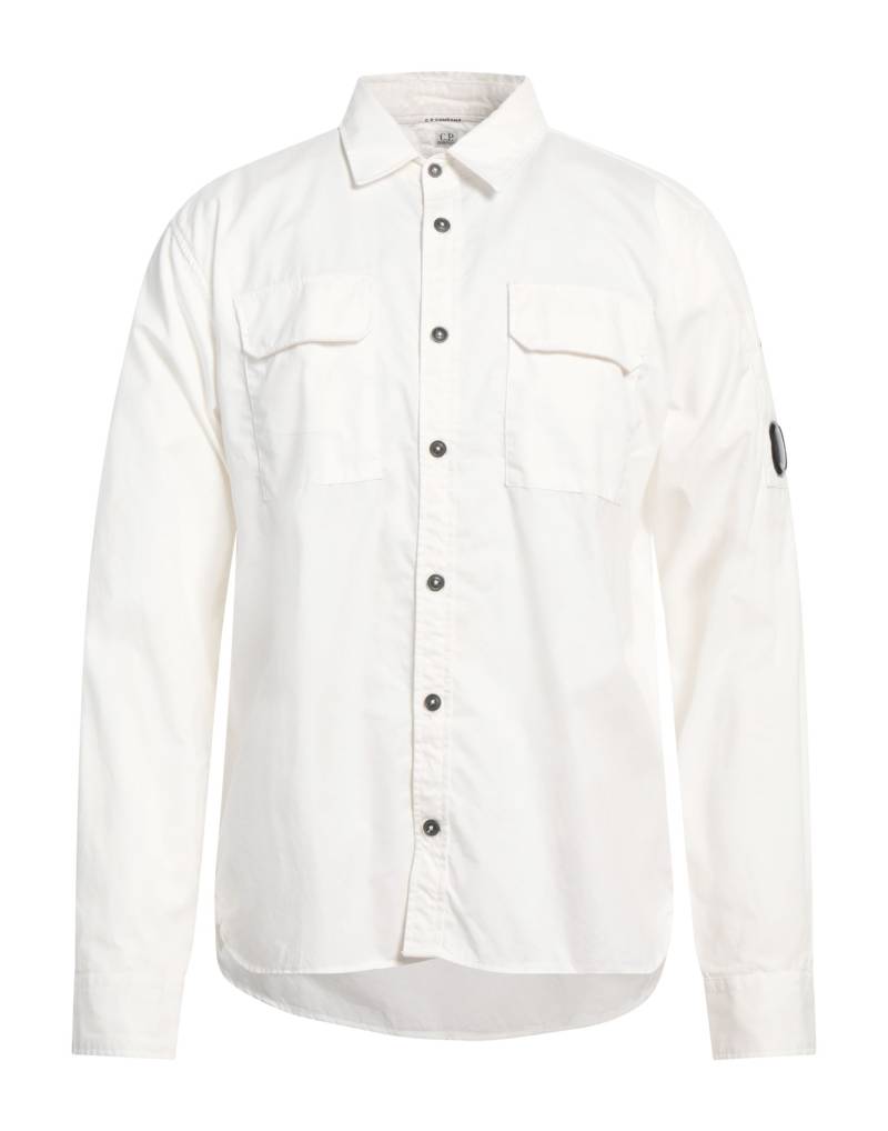 C.P. COMPANY Hemd Herren Off white von C.P. COMPANY