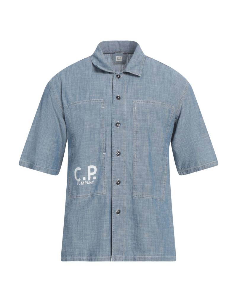 C.P. COMPANY Jeanshemd Herren Blau von C.P. COMPANY