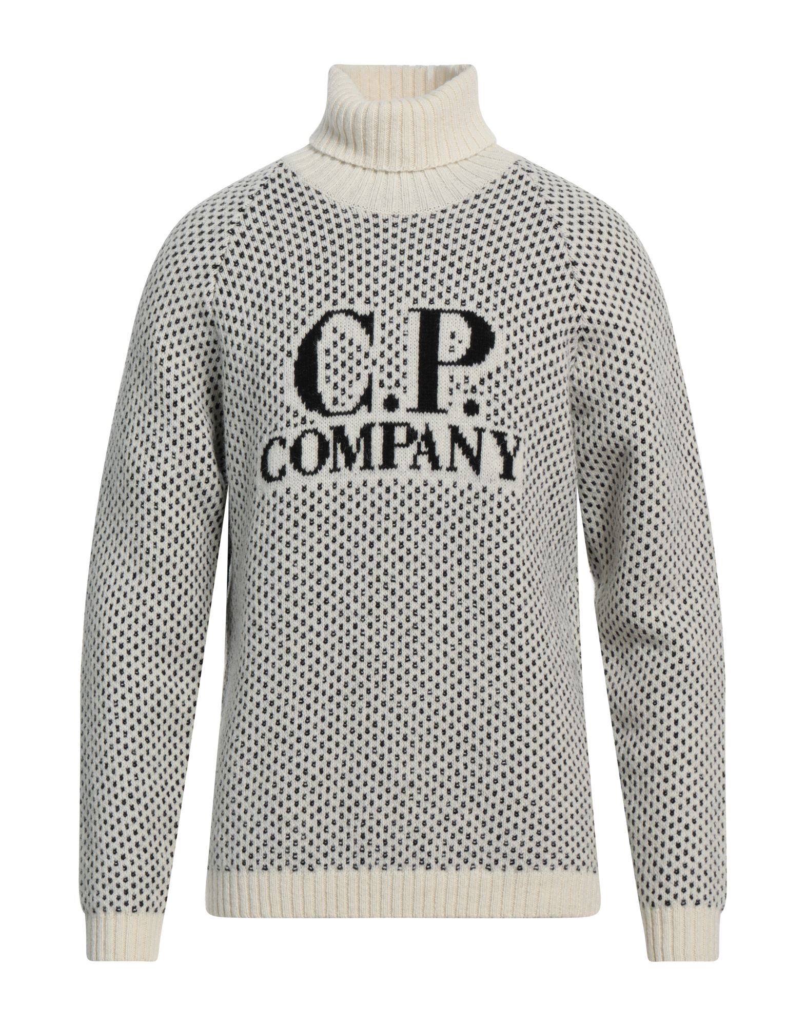 C.P. COMPANY Rollkragenpullover Herren Cremeweiß von C.P. COMPANY