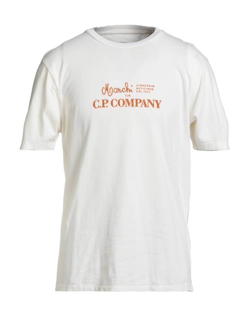 C.P. COMPANY T-shirts Herren Cremeweiß von C.P. COMPANY