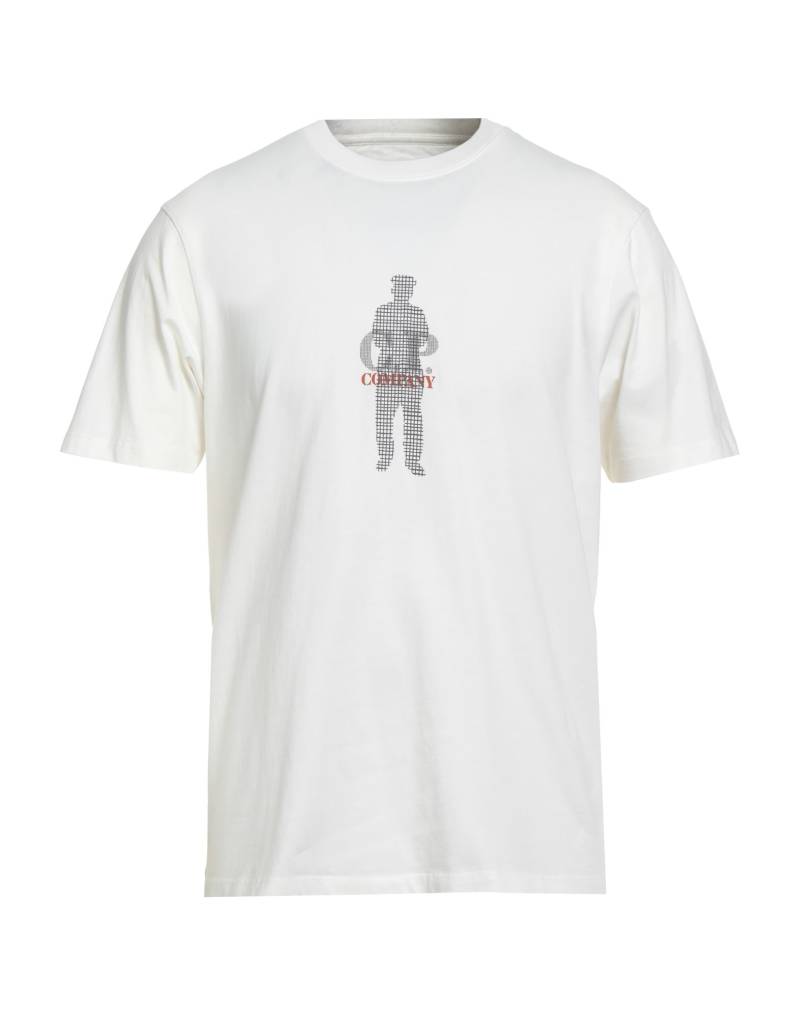 C.P. COMPANY T-shirts Herren Cremeweiß von C.P. COMPANY