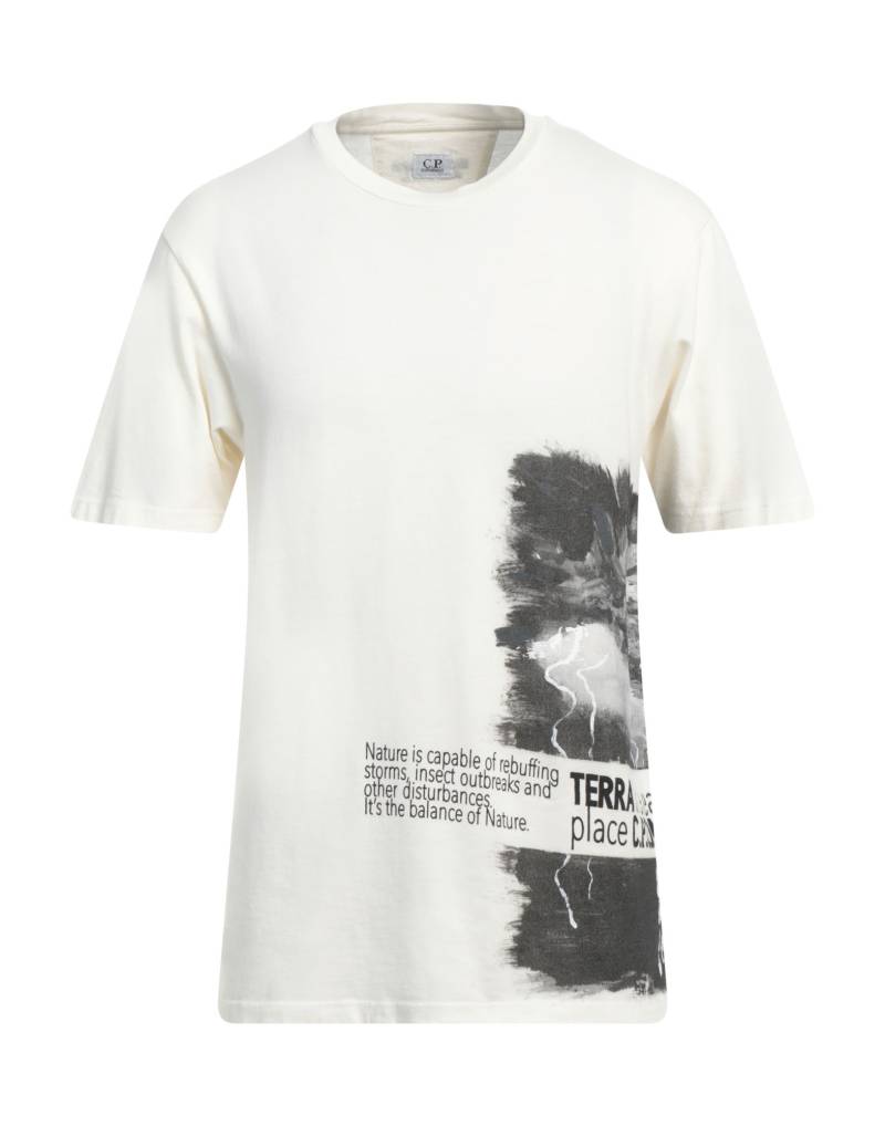 C.P. COMPANY T-shirts Herren Elfenbein von C.P. COMPANY