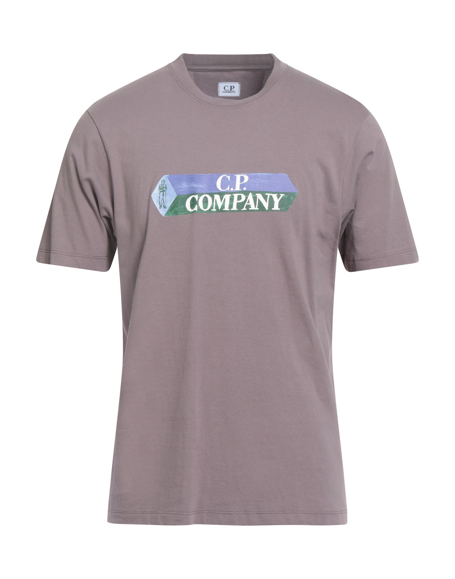C.P. COMPANY T-shirts Herren Maulwurfsgrau C.P. COMPANY T-shirts Herren Maulwurfsgrau von C.P. COMPANY