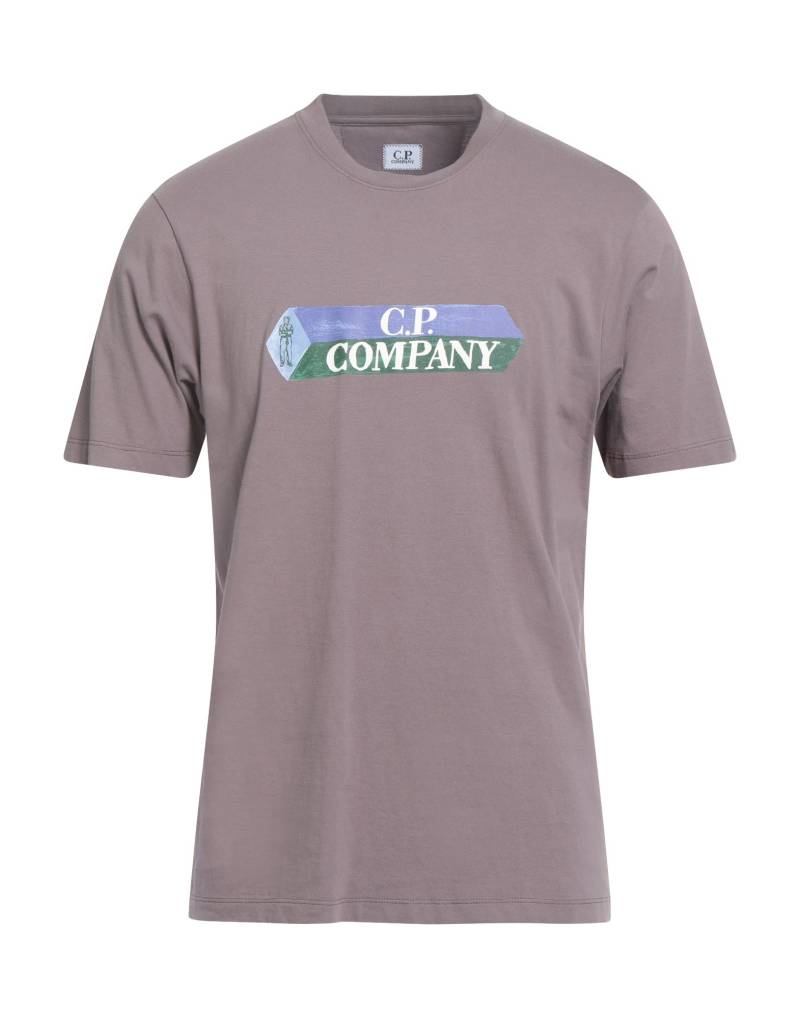 C.P. COMPANY T-shirts Herren Maulwurfsgrau von C.P. COMPANY