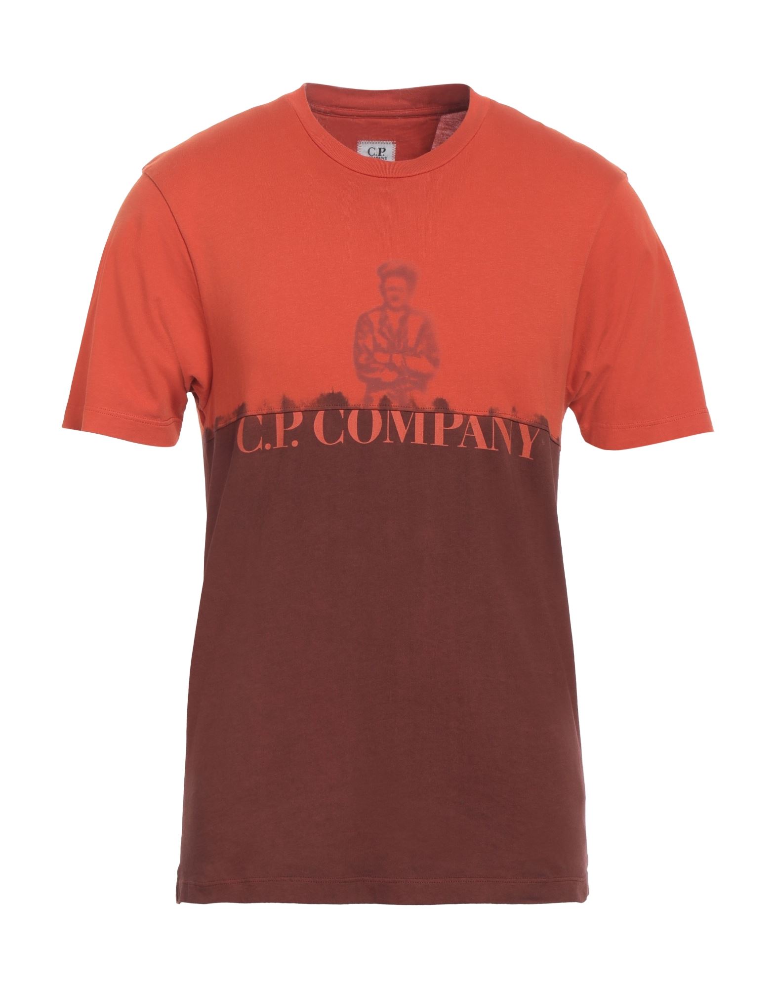 C.P. COMPANY T-shirts Herren Rostrot von C.P. COMPANY