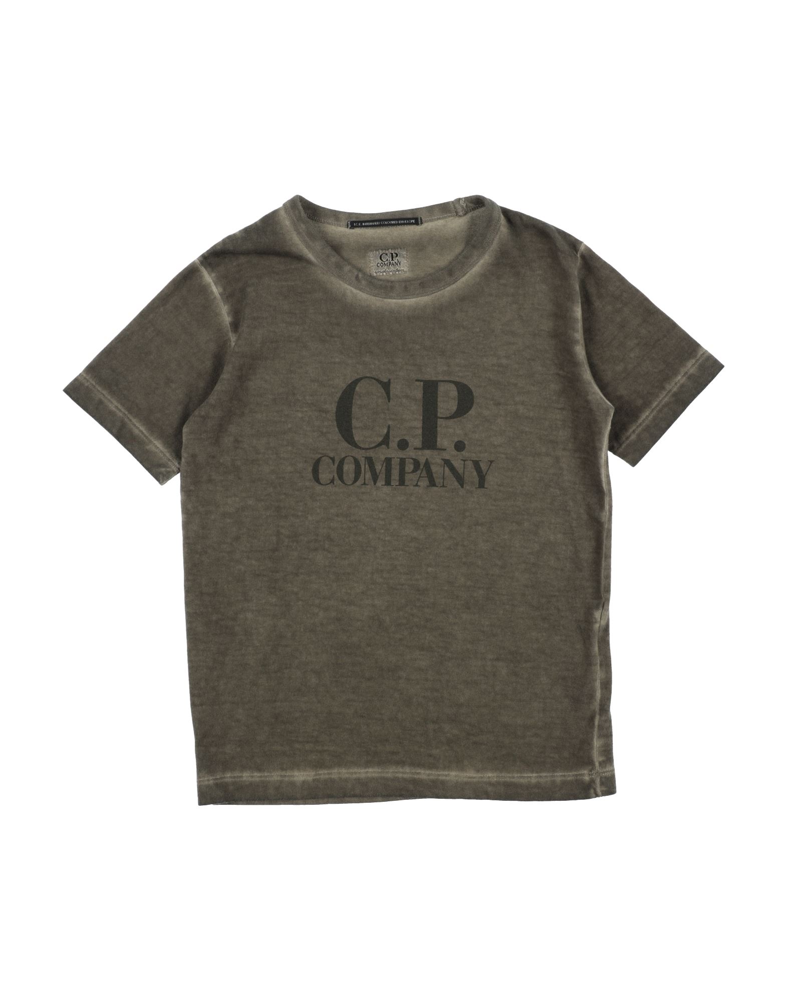 C.P. COMPANY T-shirts Kinder Dunkelgrün von C.P. COMPANY