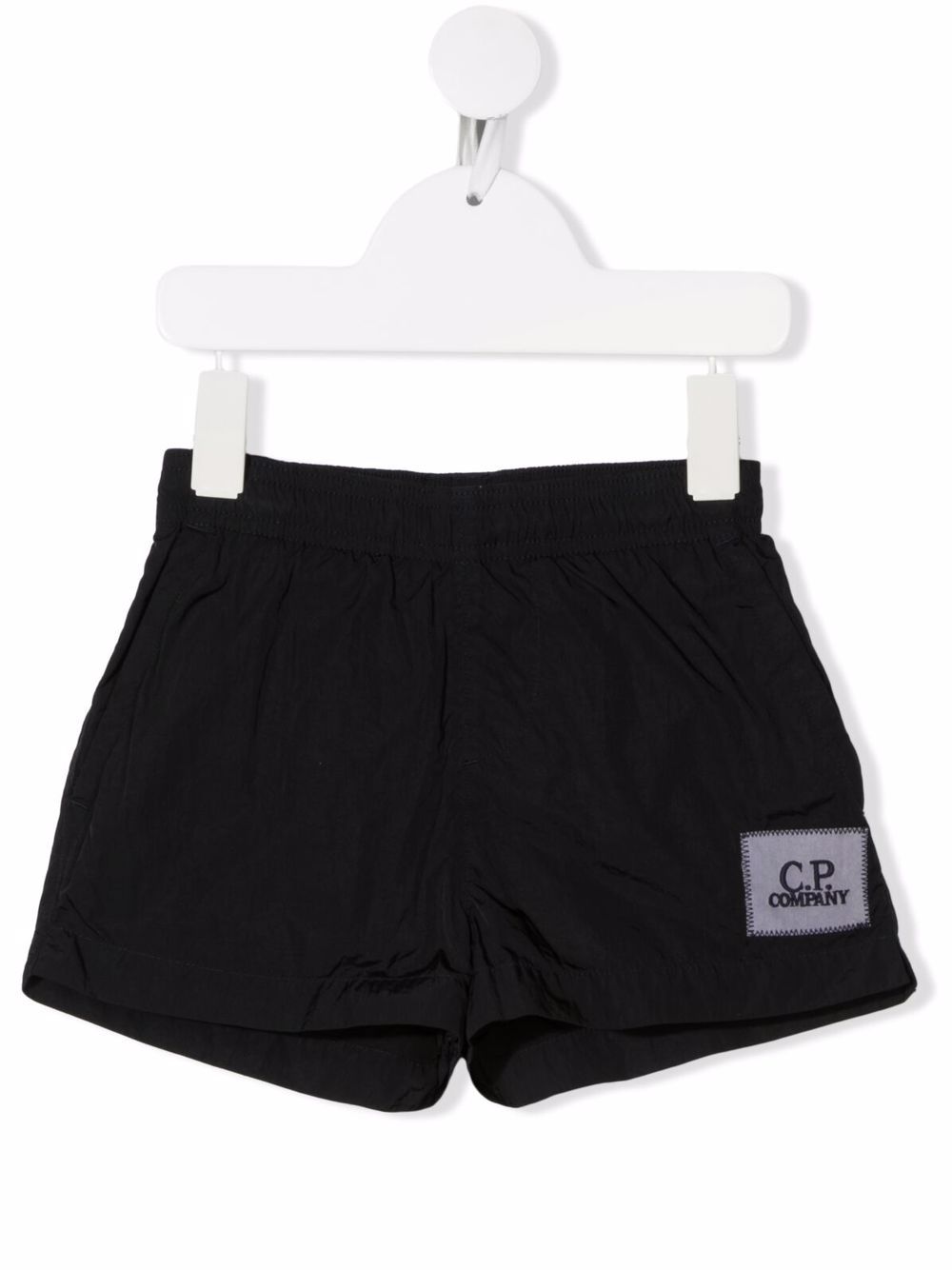 C.P. Company Kids Badeshorts mit Logo-Patch - Blau von C.P. Company Kids