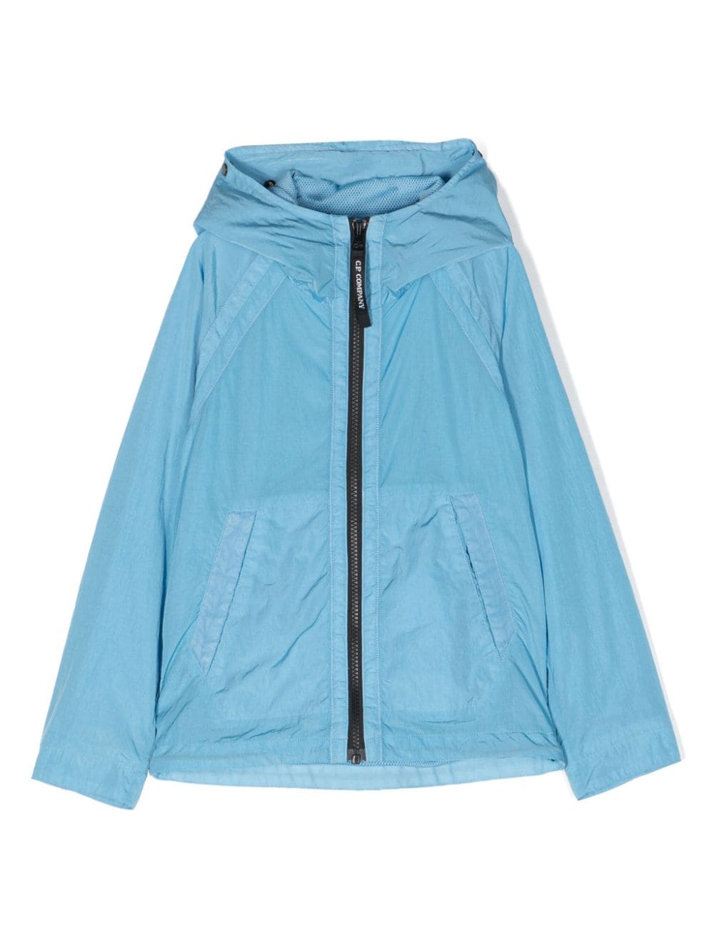 C.P. Company Kids Chrome-R Kapuzenjacke - Blau von C.P. Company Kids