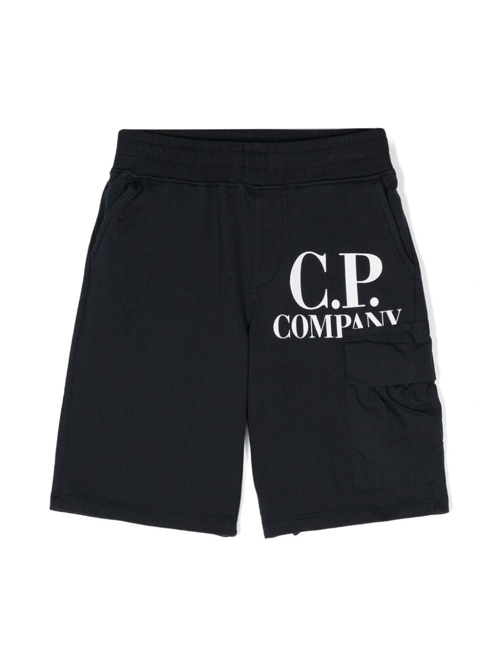 C.P. Company Kids Joggingshorts mit Logo-Print - Blau von C.P. Company Kids