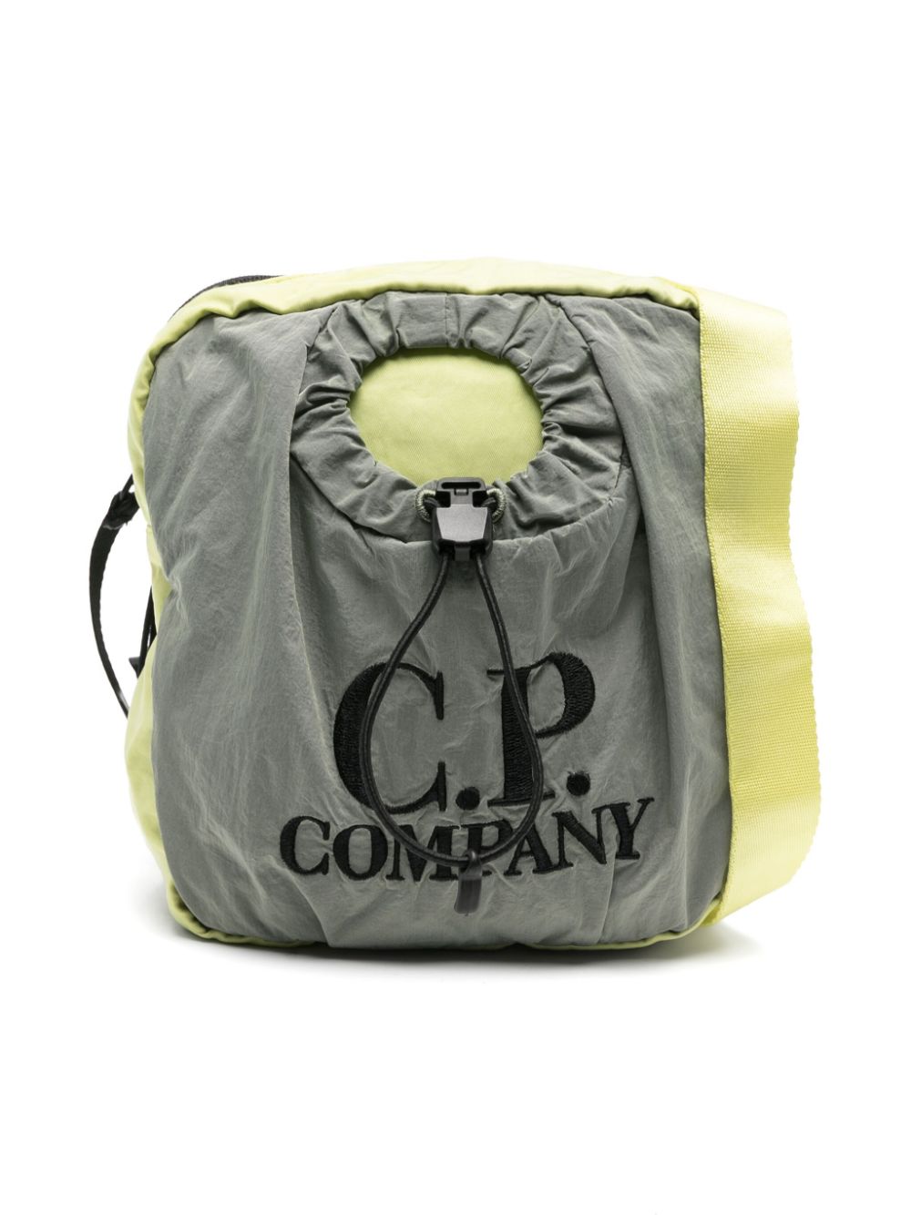 C.P. Company Kids Schultertasche mit Logo-Stickerei - Grün von C.P. Company Kids