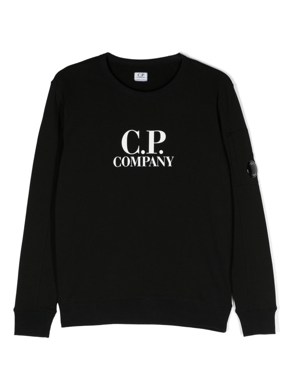 C.P. Company Kids Sweatshirt mit Logo-Print - Schwarz von C.P. Company Kids