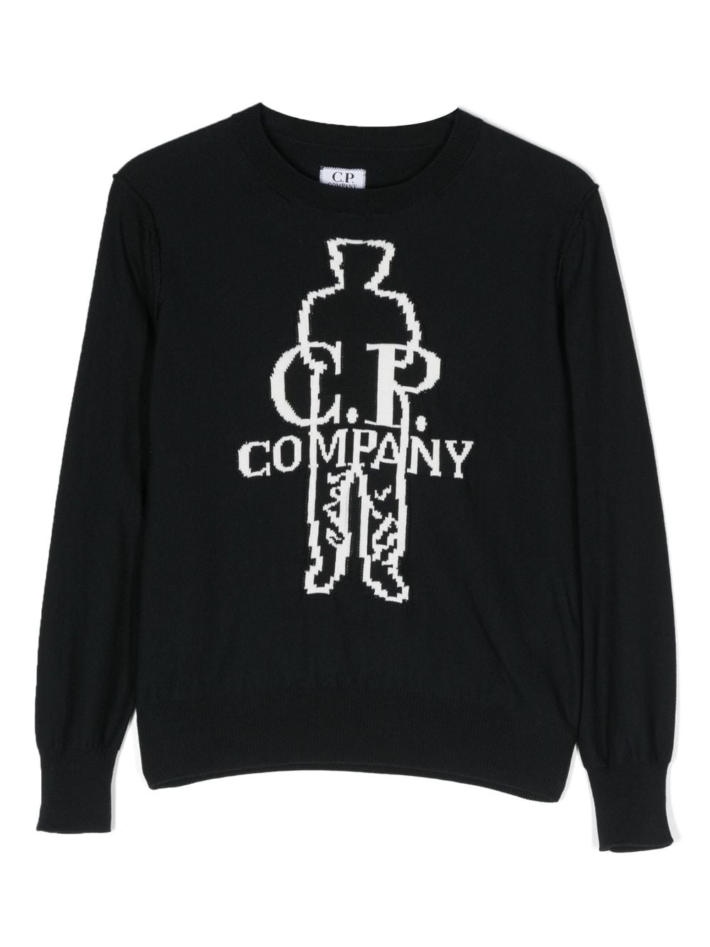 C.P. Company Kids Sweatshirt mit Logo-Stickerei - Blau von C.P. Company Kids