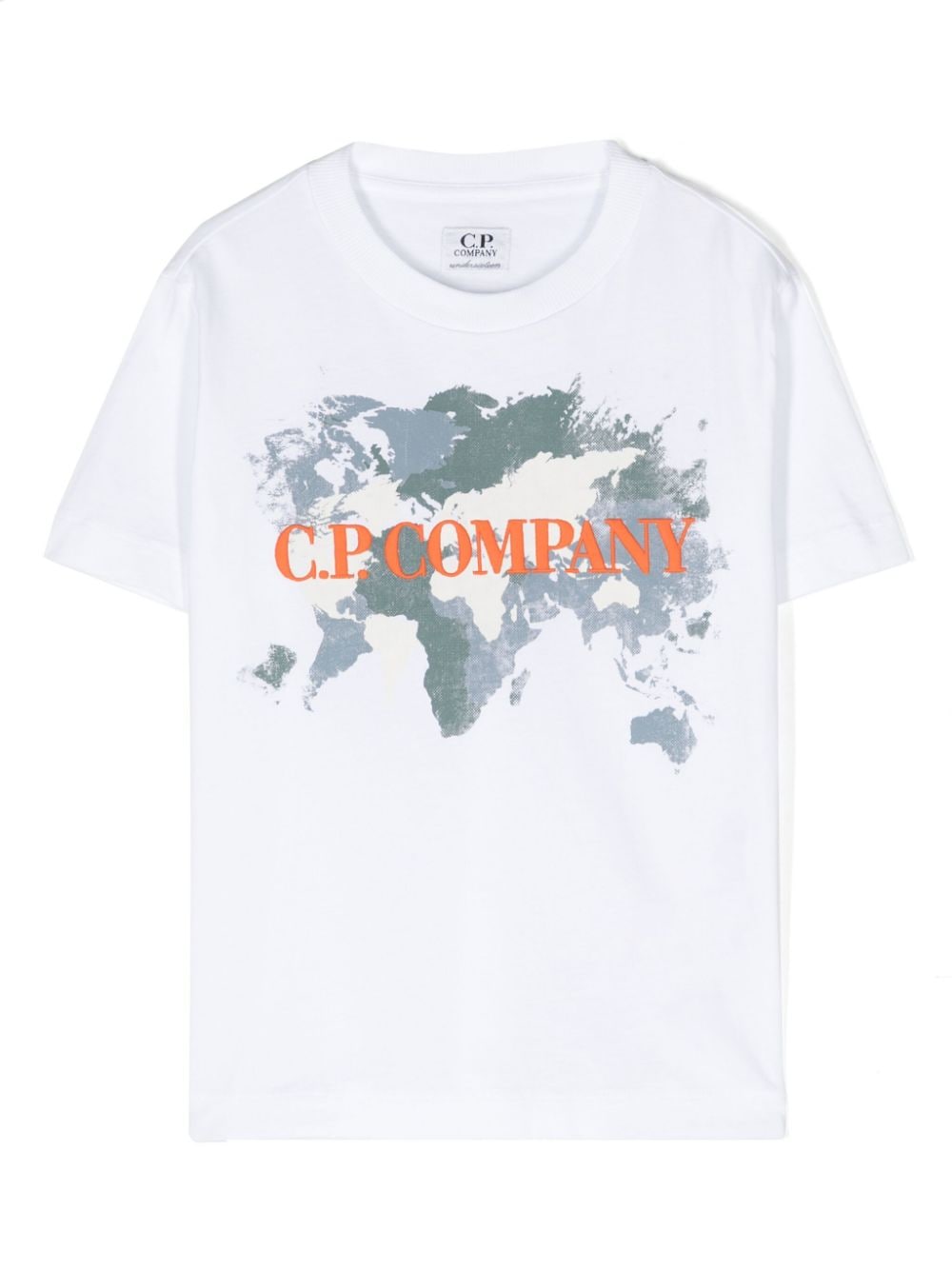 C.P. Company Kids T-Shirt mit Logo-Stickerei - Weiß von C.P. Company Kids