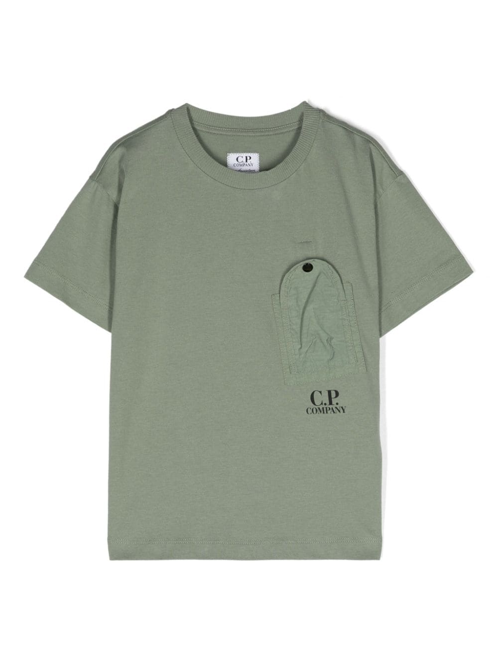 C.P. Company Kids T-Shirt mit aufgesetzter Tasche - Grün von C.P. Company Kids