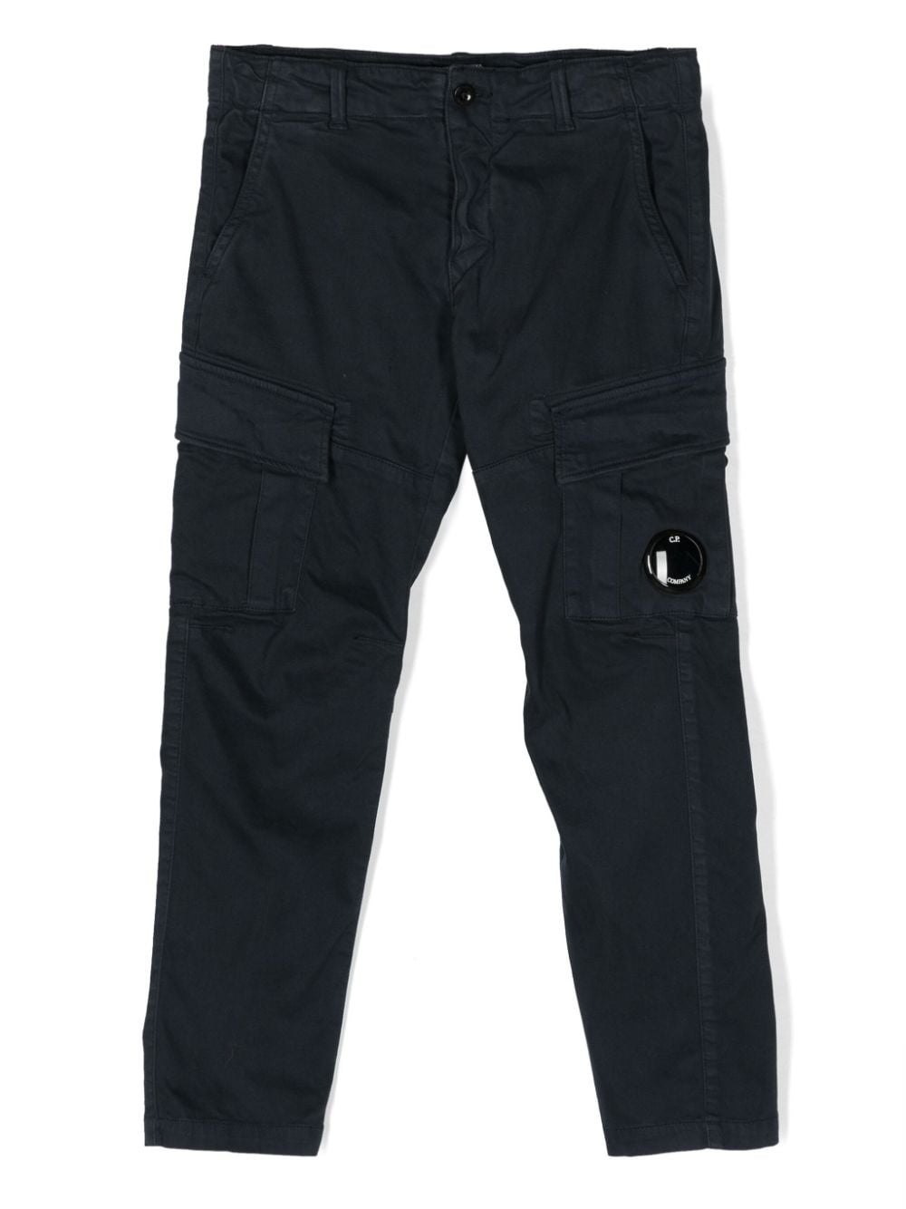 C.P. Company Kids Tapered-Cargohose mit Linsen-Detail - Blau von C.P. Company Kids