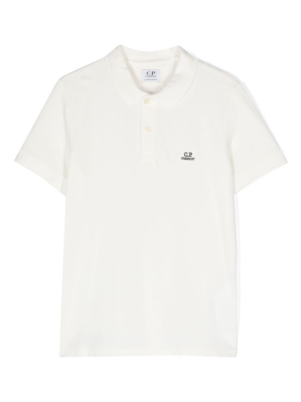 C.P. Company Kids Poloshirt mit Logo-Applikation - Nude von C.P. Company Kids