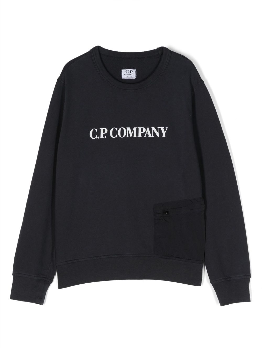 C.P. Company Kids Sweatshirt mit Logo-Print - Blau von C.P. Company Kids