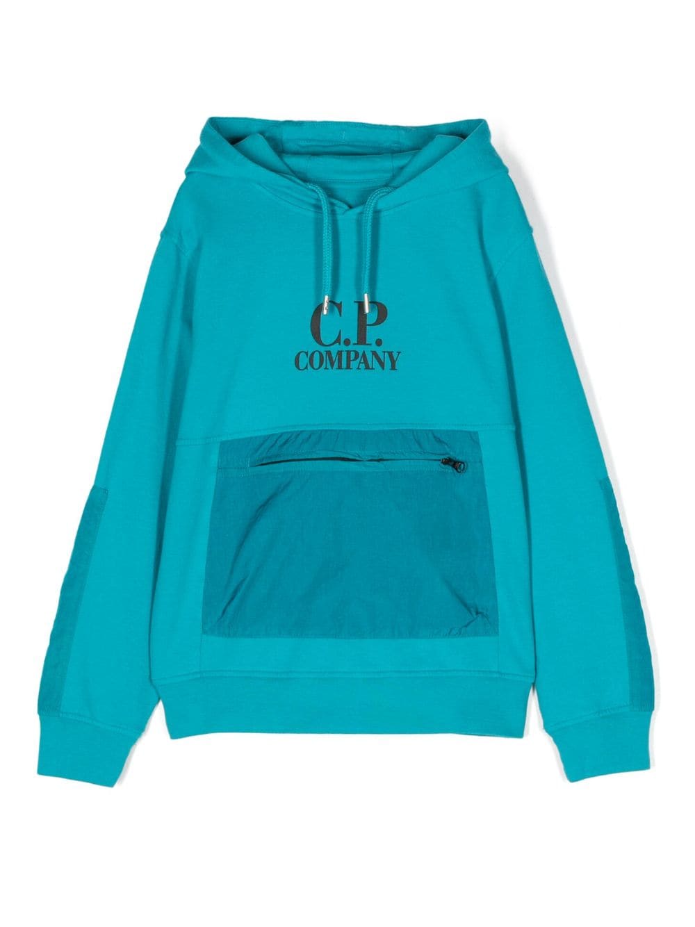 C.P. Company Kids Hoodie mit Reißverschlusstasche - Blau von C.P. Company Kids