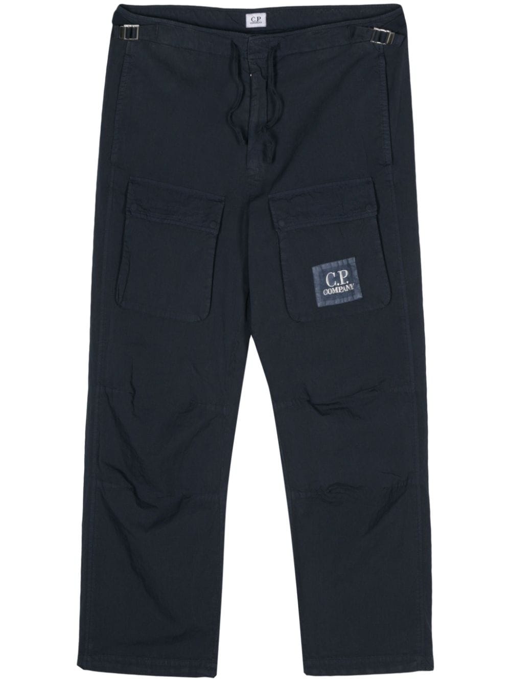 C.P. Company Cargohose mit Logo-Applikation - Blau von C.P. Company