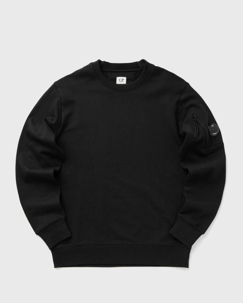 C.P. Company DIAGONAL RAISED FLEECE CREW NECK LENS SWEATSHIRT men Sweatshirts black in Größe:XXL von C.P. Company