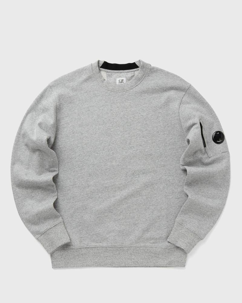 C.P. Company DIAGONAL RAISED FLEECE CREW NECK LENS SWEATSHIRT men Sweatshirts grey in Größe:M von C.P. Company