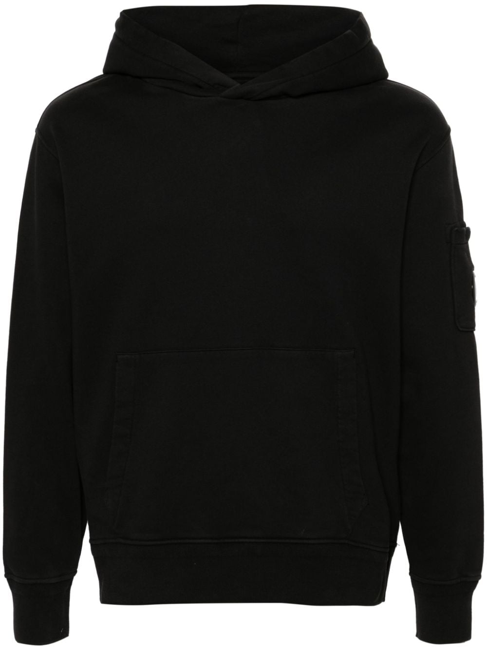 C.P. Company Diagonal Fleece Hoodie - Schwarz von C.P. Company