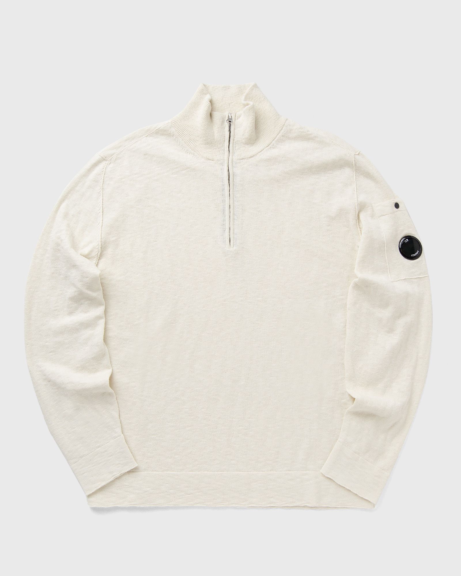 C.P. Company HALF ZIP KNIT men Pullovers white in Größe:L C.P. Company HALF ZIP KNIT men Pullovers white in Größe:L von C.P. Company