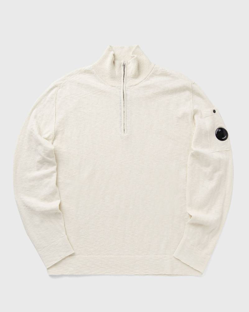 C.P. Company HALF ZIP KNIT men Pullovers white in Größe:L von C.P. Company
