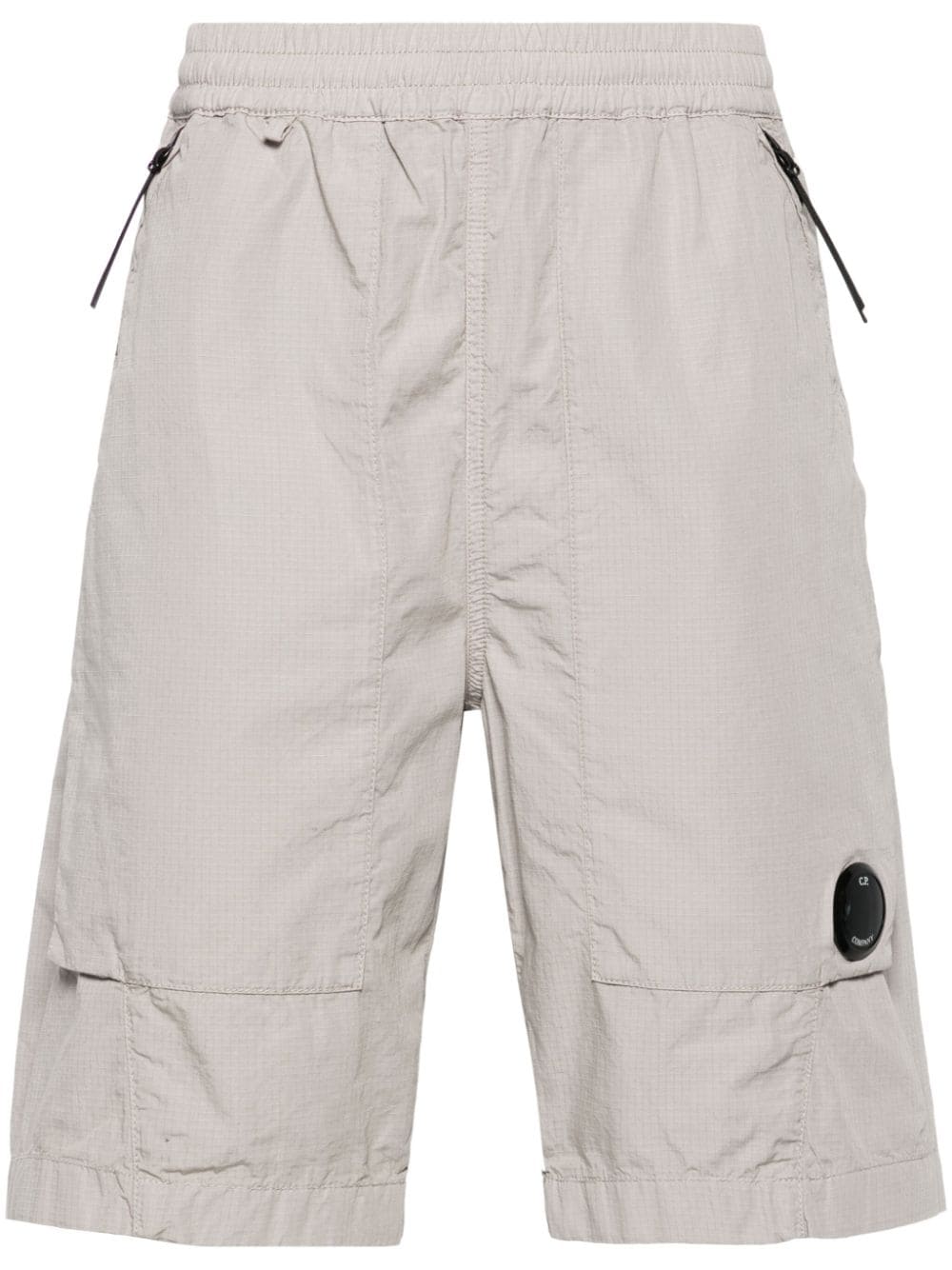 C.P. Company Halbhohe Ripstop-Shorts - Grau von C.P. Company