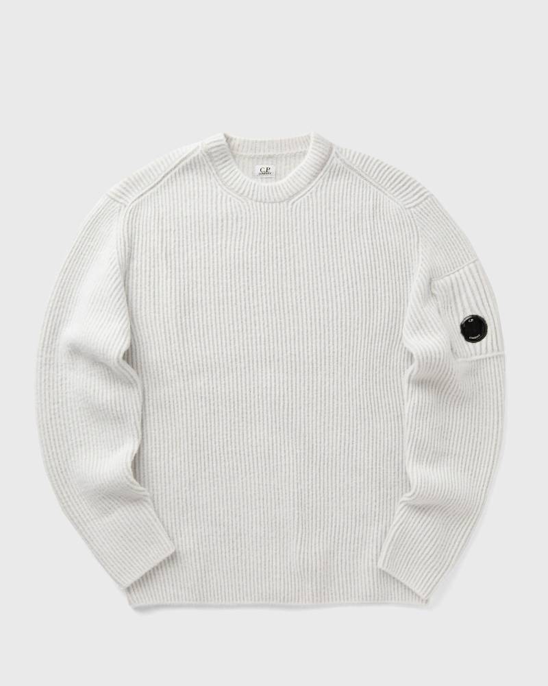 C.P. Company KNITWEAR CREW NECK IN FLEECE KNIT men Pullovers white in Größe:XXL von C.P. Company