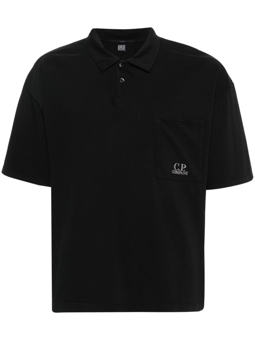 C.P. Company Klassisches Poloshirt - Schwarz von C.P. Company