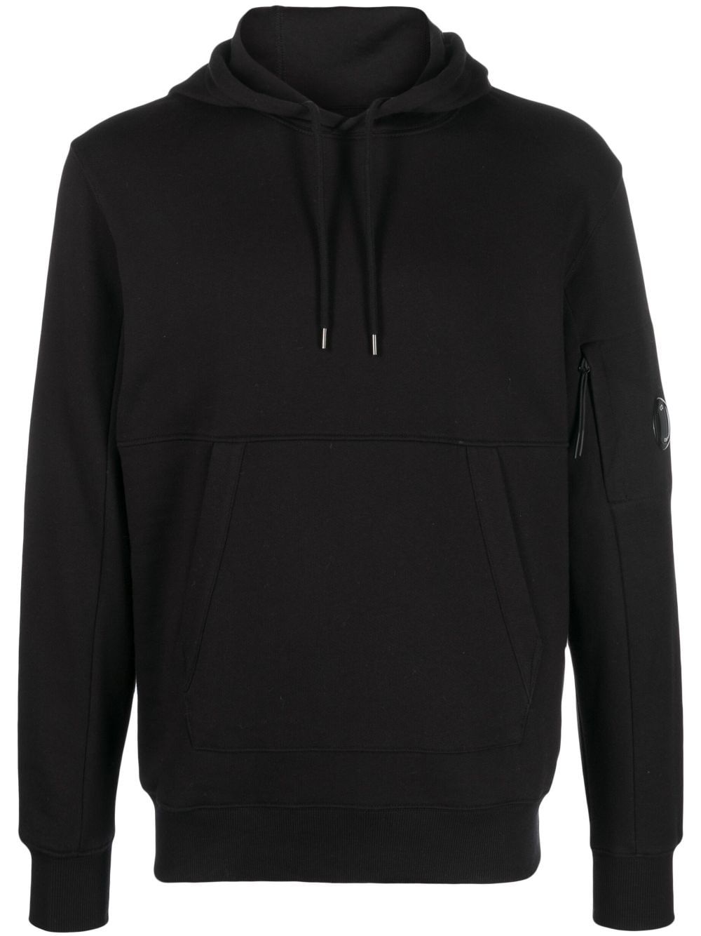 C.P. Company Hoodie mit Linsen-Detail - Schwarz von C.P. Company