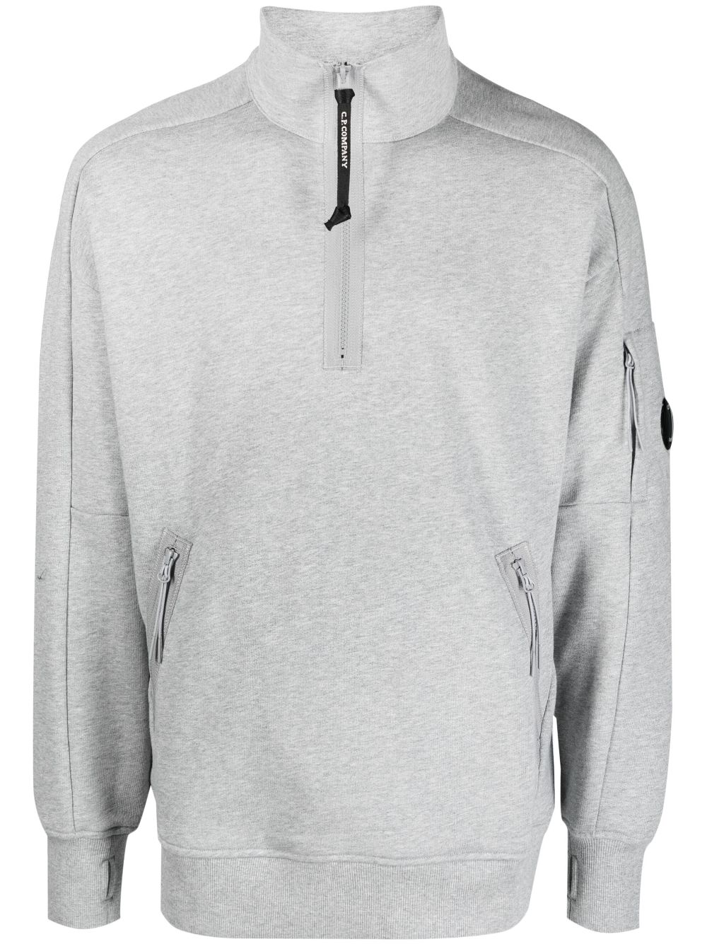 C.P. Company Pullover aus Jersey-Fleece - Grau von C.P. Company