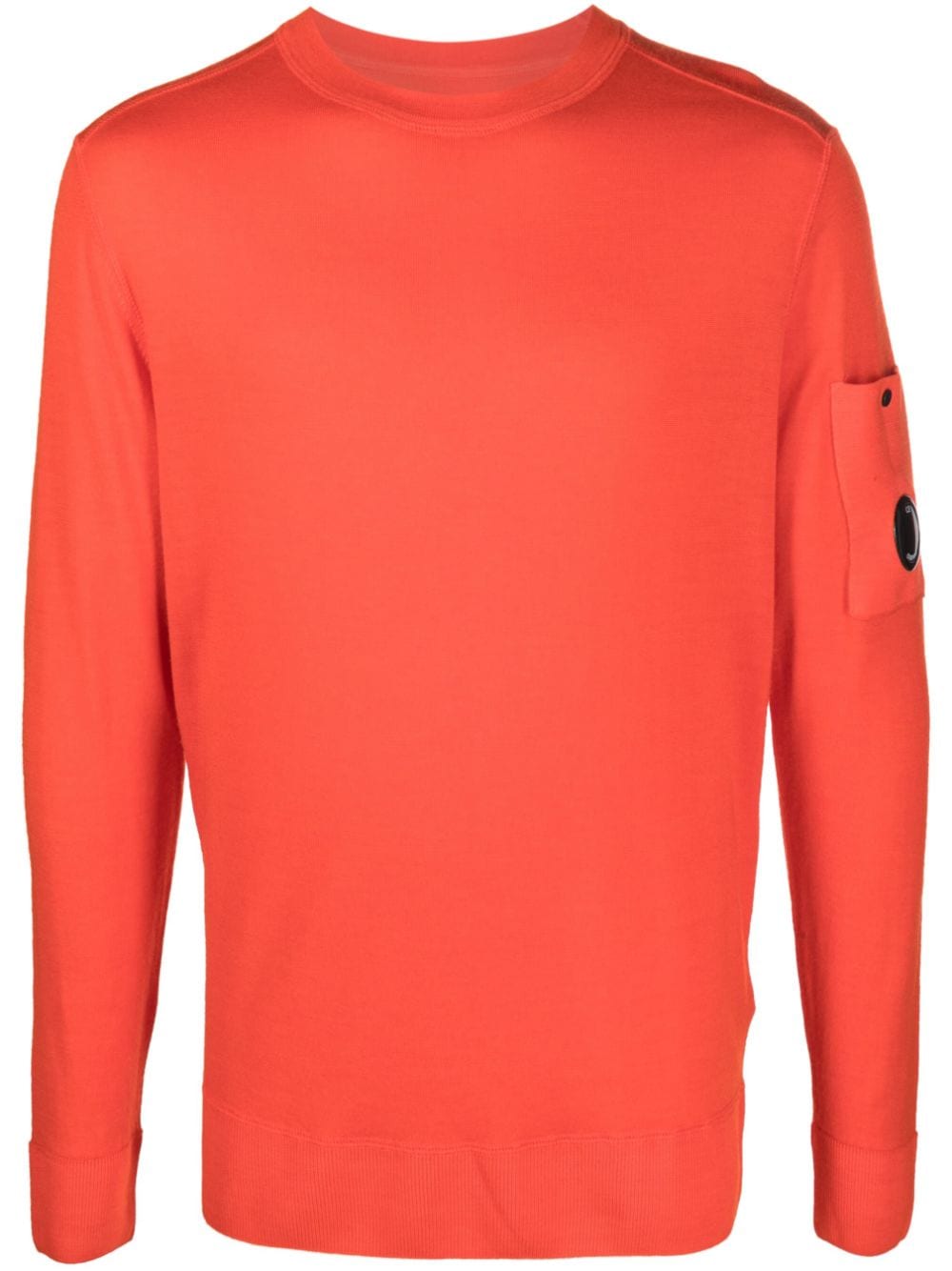 C.P. Company Sweatshirt mit Linsen-Detail - Orange von C.P. Company