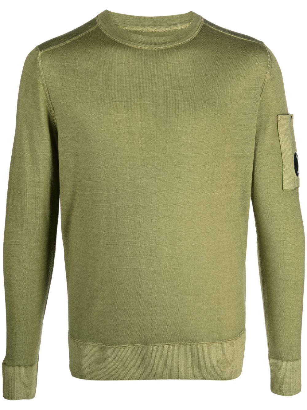 C.P. Company Pullover mit Linsen-Detail - Grün von C.P. Company