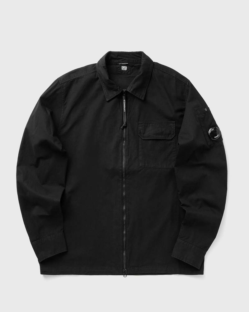 C.P. Company ORGANIC GABARDINE FULL ZIP OVERSHIRT men Overshirts black in Größe:XXL von C.P. Company
