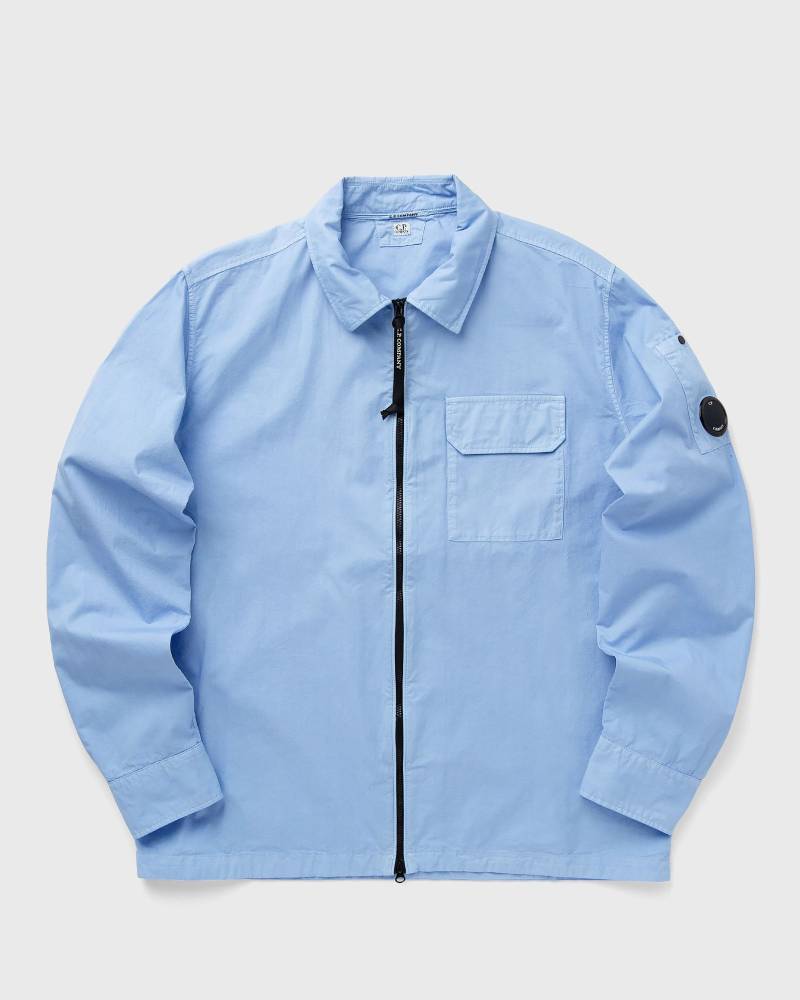 C.P. Company ORGANIC GABARDINE FULL ZIP OVERSHIRT men Overshirts blue in Größe:XL von C.P. Company