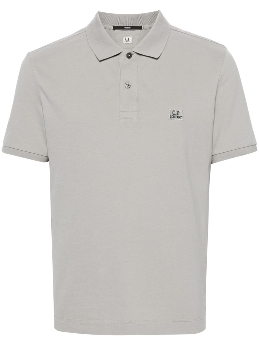 C.P. Company Poloshirt mit Logo-Stickerei - Grau von C.P. Company