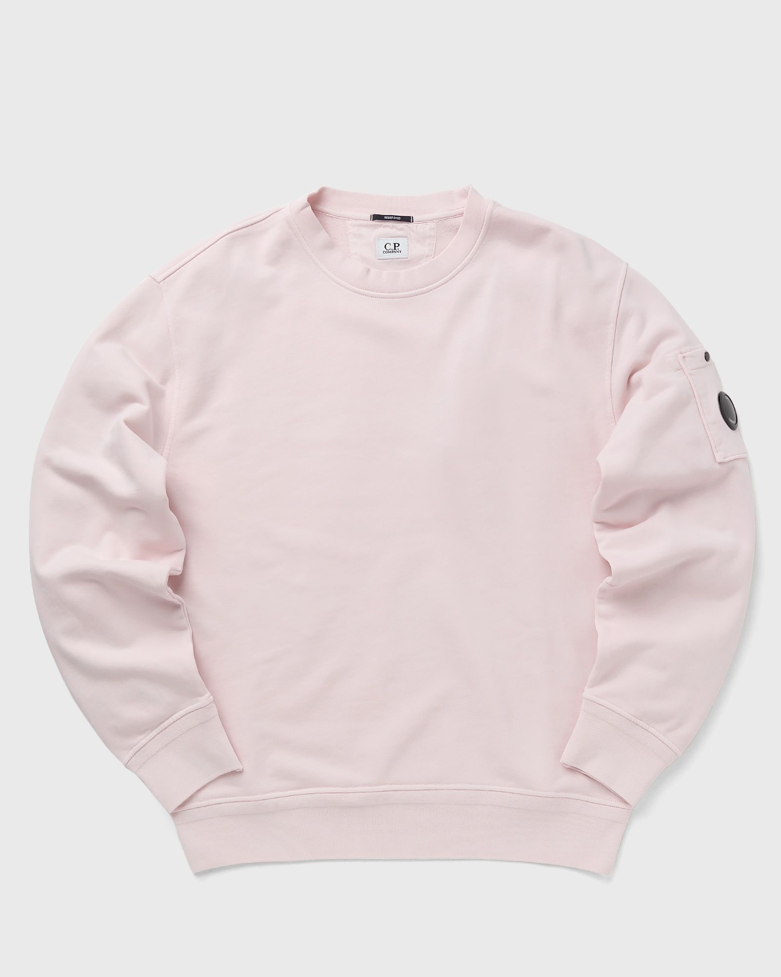 C.P. Company COTTON DIAGONAL FLEECE SWEATSHIRTS - CREWNECK men Sweatshirts pink in Größe:M von C.P. Company
