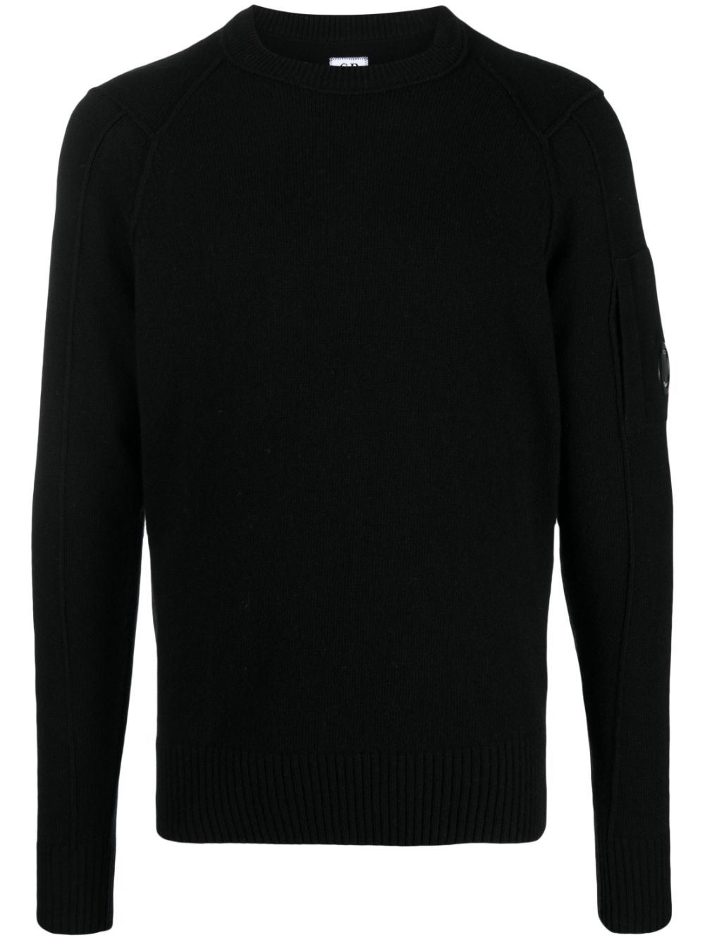 C.P. Company Sea Island Strickpullover - Schwarz von C.P. Company