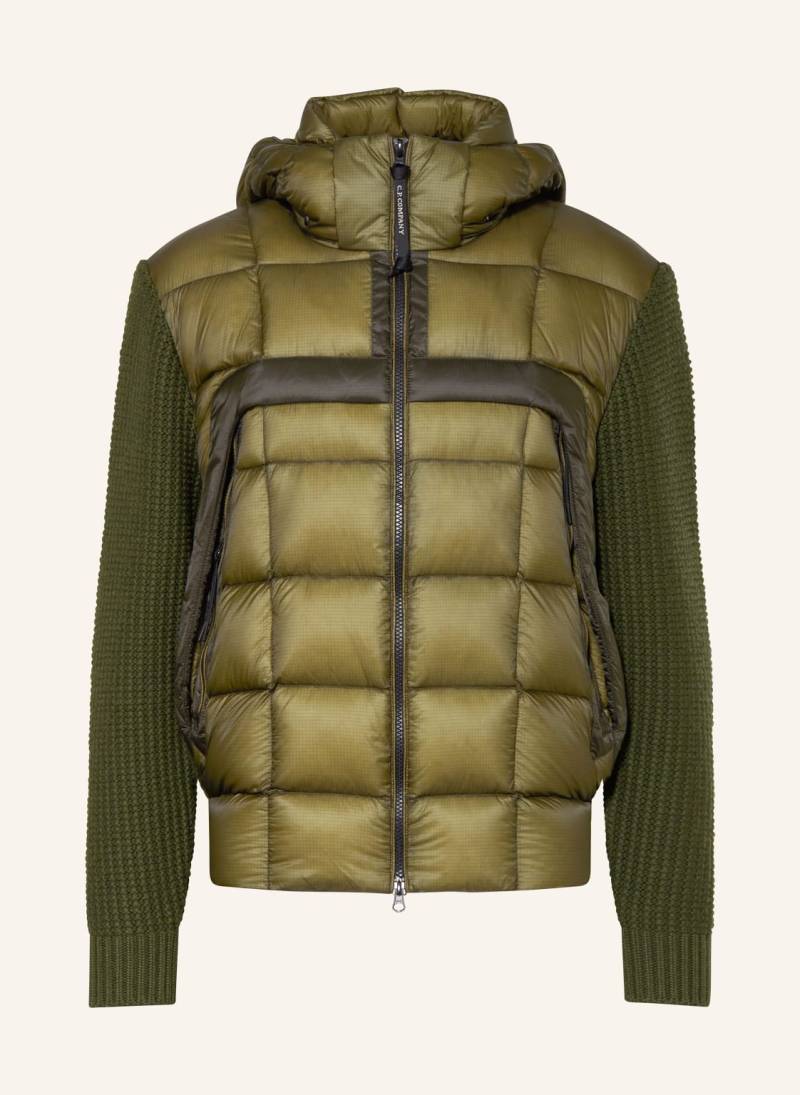 C.P. Company Steppjacke Im Materialmix gruen von C.P. Company
