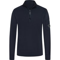 C.P. Company Sweatshirt mit Half-Zip in Fleece-Qualität in XL von C.P. Company