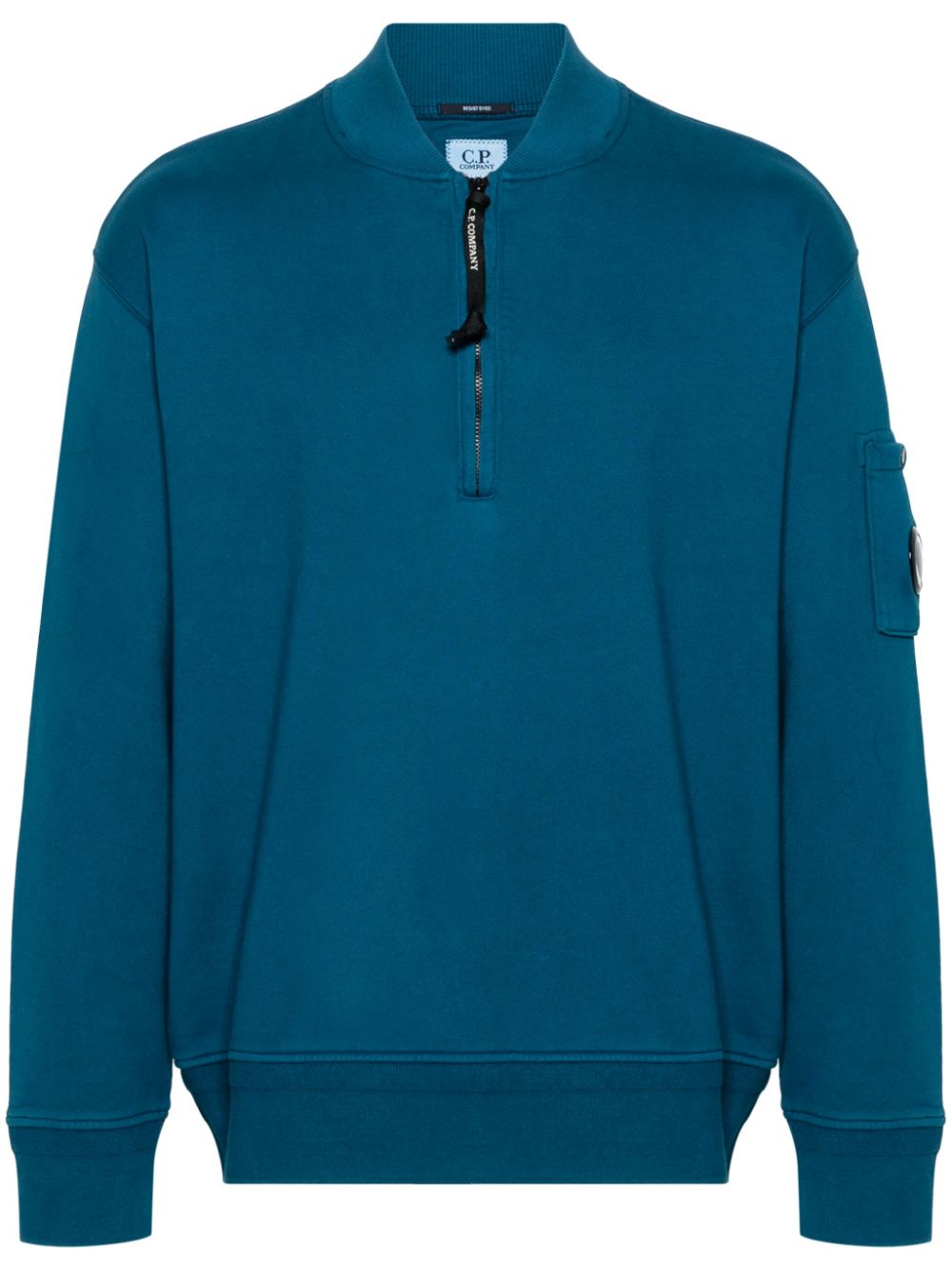 C.P. Company Sweatshirt mit Linsen-Detail - Blau von C.P. Company