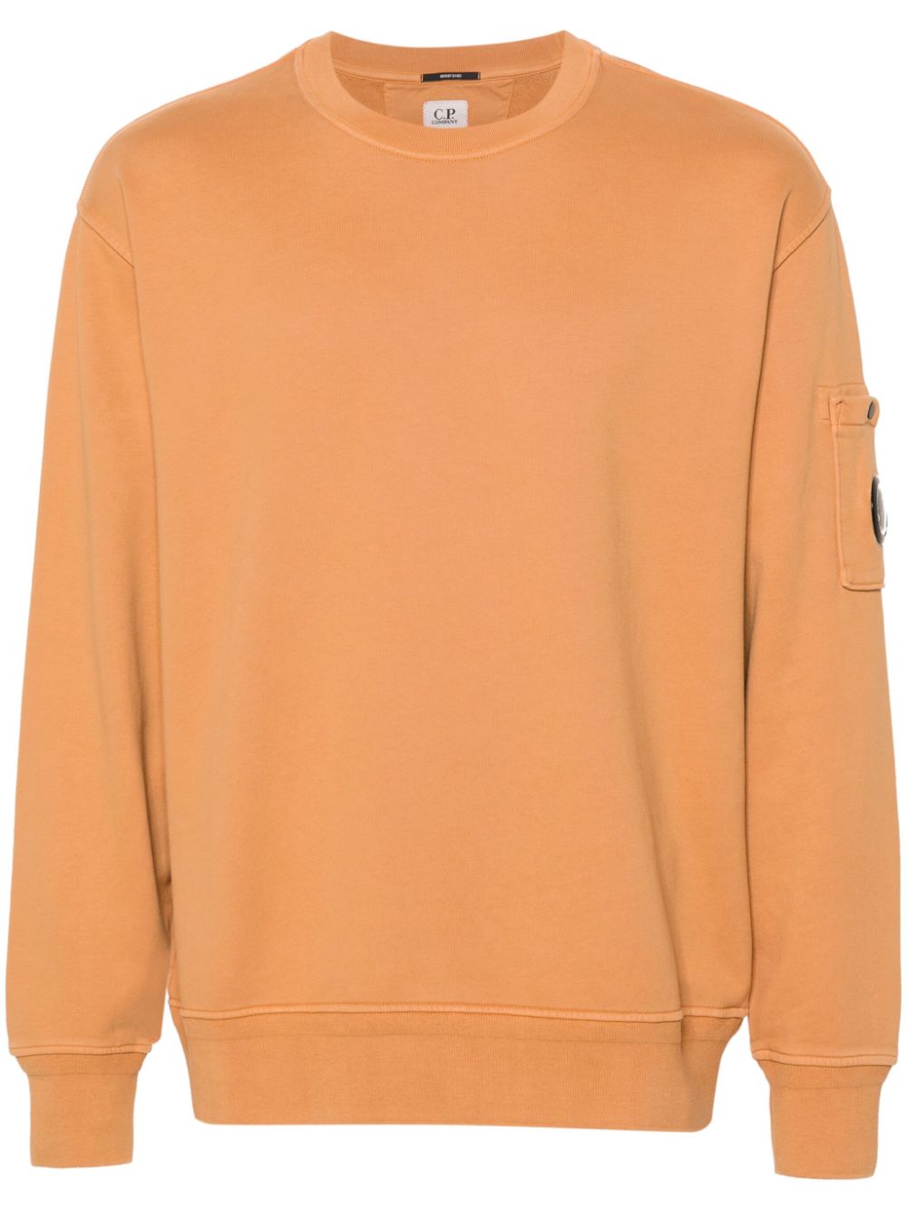 C.P. Company Sweatshirt mit Linsen-Detail - Orange von C.P. Company