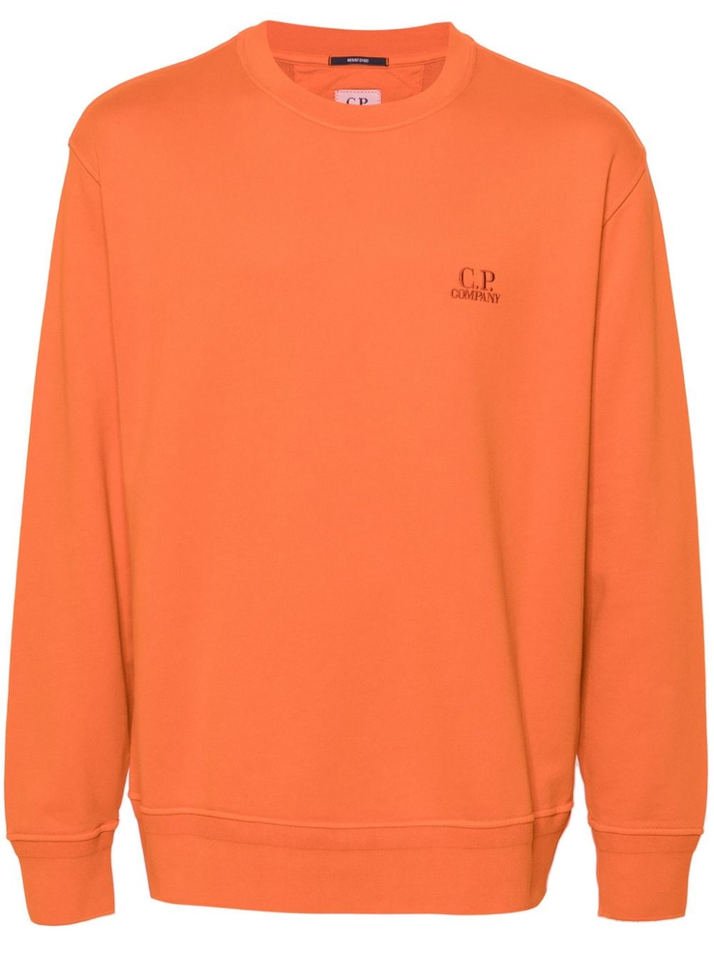 C.P. Company Sweatshirt mit Logo-Stickerei - Orange von C.P. Company