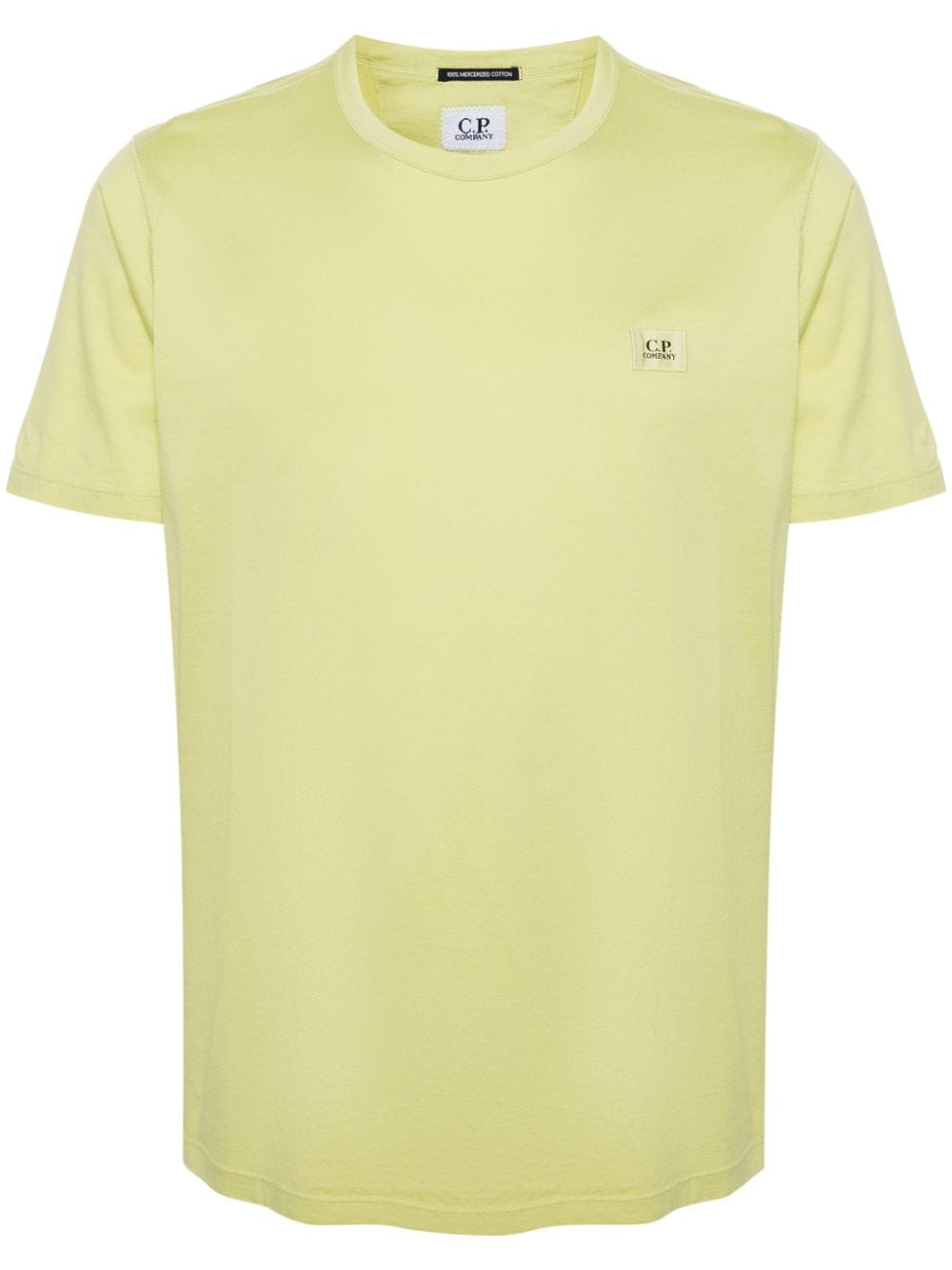 C.P. Company T-Shirt mit Logo-Patch - Grün von C.P. Company